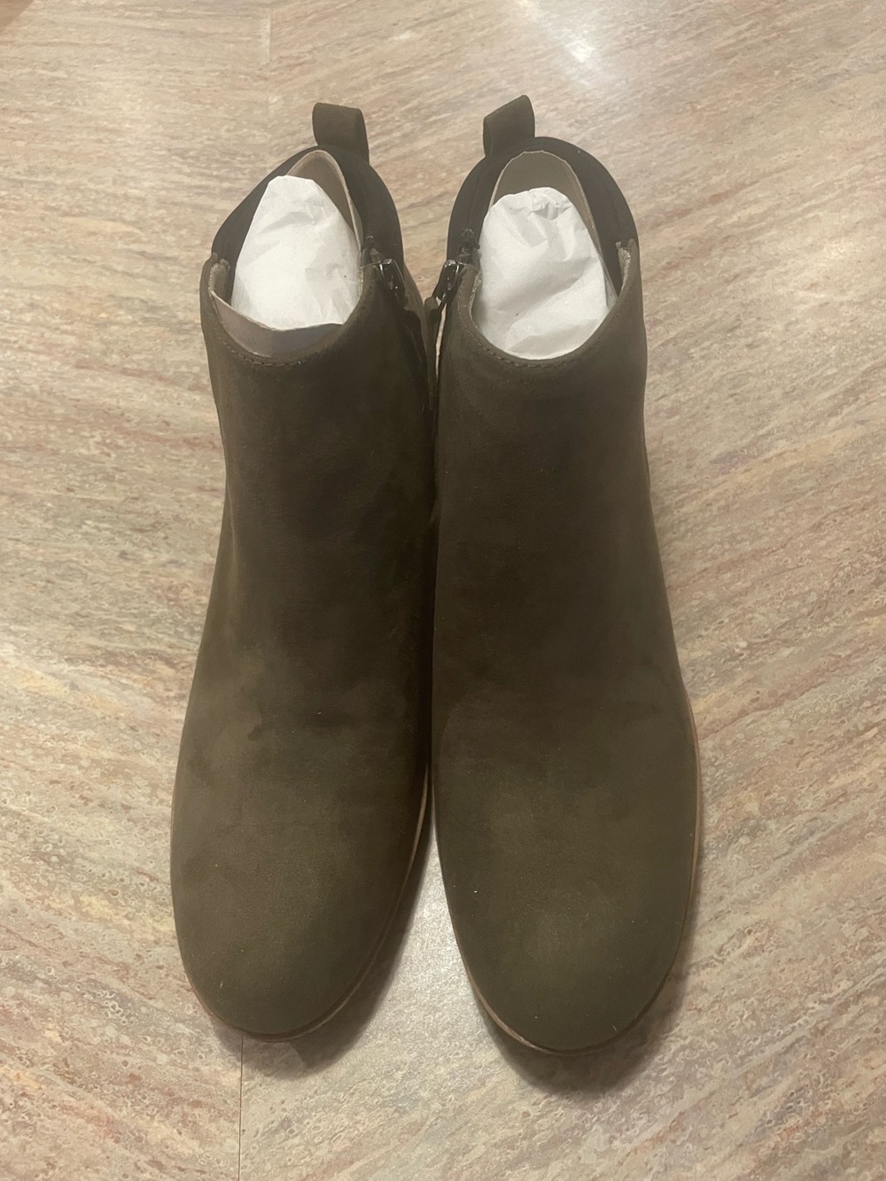 New Olive Green Bertie Boot Dr Scholls Bootie size 11